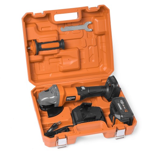 Углошлифмашина аккумуляторная DAEWOO DAG 2521Li SET