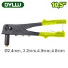 Заклепочник 2,4-4,8 мм 227мм DYLLU DTHR1610
