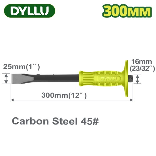 Зубило 300x18x25мм с протектором DYLLU DTCC1302