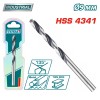 Сверло по металлу HSS 4341 9мм TOTAL TAC1200904