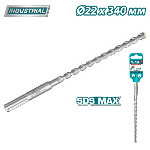 Бур SDS-MAX 22x340мм TOTAL TAC322200