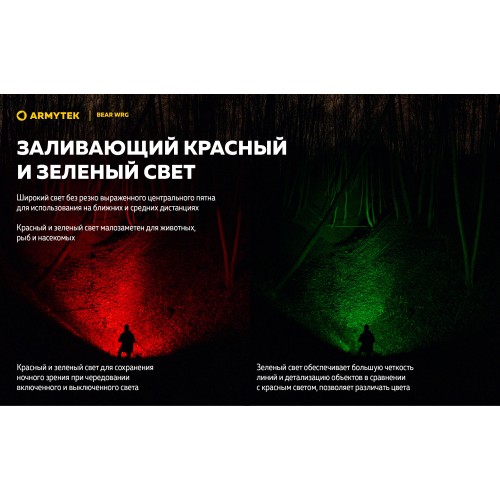 Фонарь Armytek Bear WRG