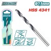Сверло по металлу HSS 7,5 мм TOTAL TAC1200754