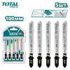 Пилка для лобзика 100мм по дереву TOTAL TJSBT101D (5 шт)