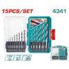 Набор сверл по металлу TOTAL TACSDL51506 (15 шт)