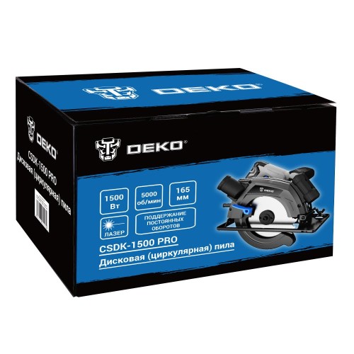 Пила циркулярная DEKO CSDK-1500 PRO