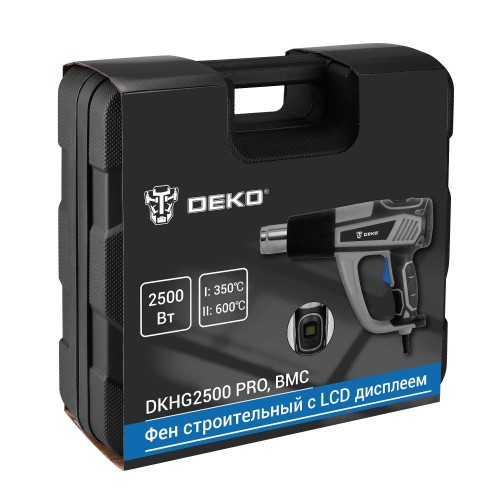 Фен строительный (термовоздуходувка) DEKO DKHG2500 PRO