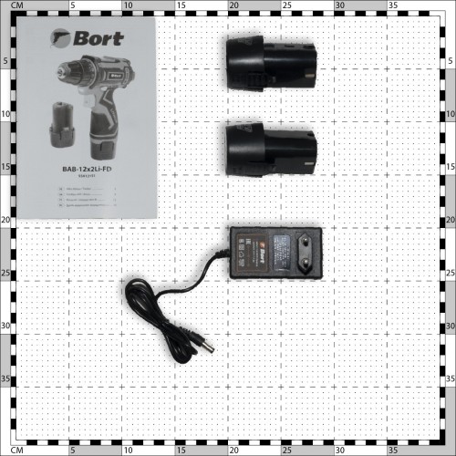 Дрель-шуруповерт аккумуляторная Bort BAB-12x2Li-FD