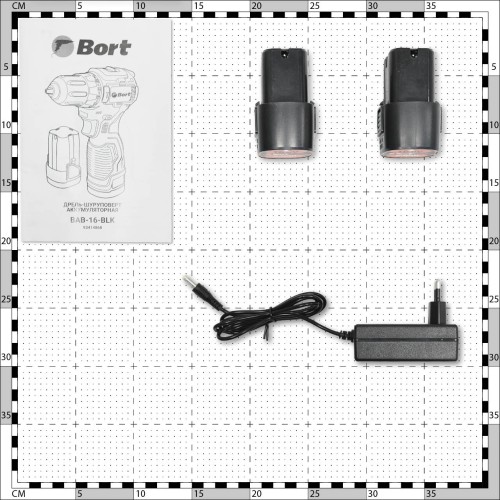 Дрель-шуруповерт аккумуляторная Bort BAB-16-BLK