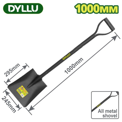 Лопата совковая из стали 1000 мм DYLLU DTSE3314