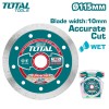 Диск алмазный 115х10,0х22,2 мм TOTAL TAC2121151