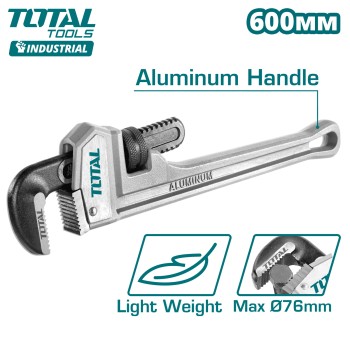 Ключ трубный 600 мм L-образный с алюминиевой рукояткой TOTAL THTAL17246