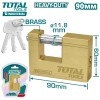Замок навесной латунный 90мм TOTAL TLK32903