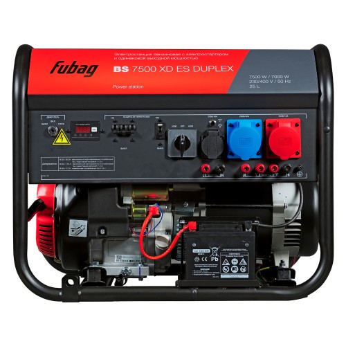 Генератор бензиновый FUBAG BS 7500 XD ES Duplex