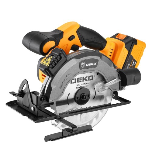 Пила циркулярная аккумуляторная DEKO DKCS20DA