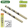 Сверло по металлу HSS 3мм DYLLU DTTD1K03 (2шт.)