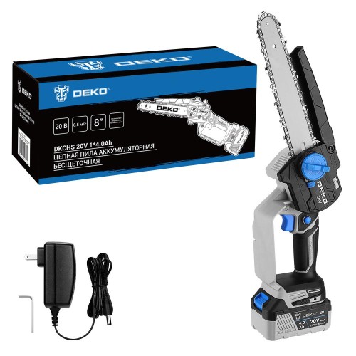 Пила цепная аккумуляторная DEKO DKCHS 20V 063-4483-1