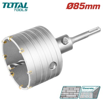Коронка SDS-plus 85мм TOTAL TAC430851