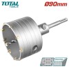 Коронка SDS-plus 90мм TOTAL TAC430901
