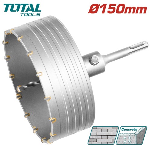 Коронка SDS-plus 150мм TOTAL TAC4301501
