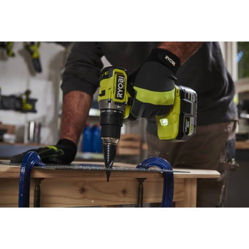Дрель-шуруповерт ударная RYOBI RPD18C1-242S система ONE +