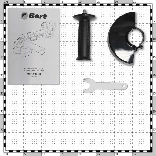 Углошлифмашина аккумуляторная Bort BWS-21Li-R