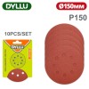 Шлифовальные круги 150 мм P150 DYLLU DTZA5127 (10 шт)