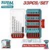 Набор сверл по бетону и бит TOTAL TACSDL11303 (33 шт)