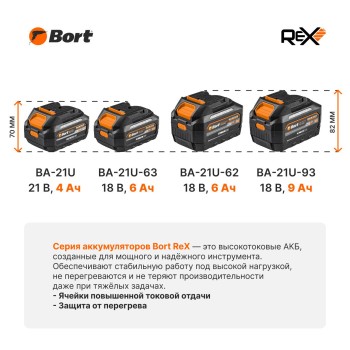 Аккумулятор Bort BA-21U-63