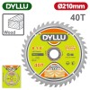 Диск пильный 210x30 мм 40 зубьев DYLLU DTTC2K00