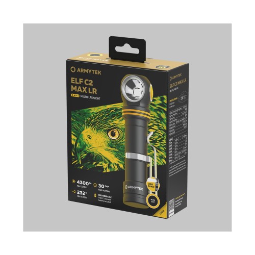 Фонарь Armytek Elf C2 Max LR USB-C Теплый