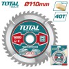 Диск пильный 110x20 мм 40 зубьев по дереву TOTAL TAC231115