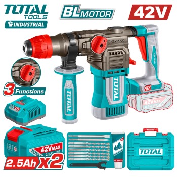 Перфоратор аккумуляторный TOTAL TRHLI422882