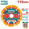 Диск алмазный 115 мм TOTAL TAC2171151