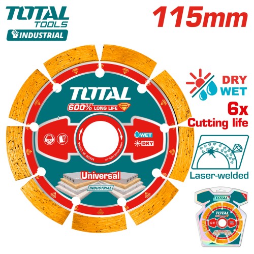 Диск алмазный 115 мм TOTAL TAC2171151
