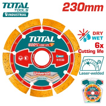 Диск алмазный 230 мм TOTAL TAC2172301