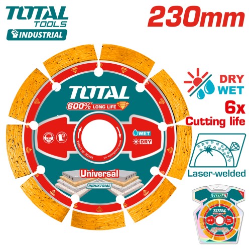 Диск алмазный 230 мм TOTAL TAC2172301