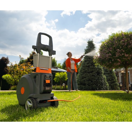 Тележка аккумуляторная Smart Cart со шлангом 40м DAEWOO DWR 4021Li Set