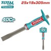 Зубило 25X19X305мм с протектором TOTAL THT4532519