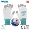 Перчатки с PU покрытием размер XL TOTAL TSPUG02