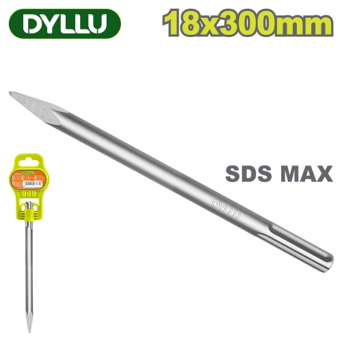 Зубило пиковое SDS-max 18x300 мм DYLLU DTGZ2101