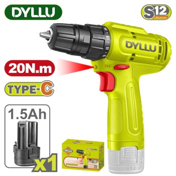 Дрель-шуруповерт аккумуляторная DYLLU DTCDS518