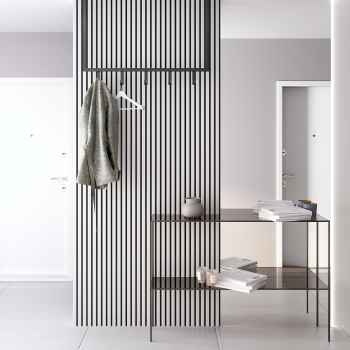 Панель стеновая акустическая МДФ Stella Comfort Standart Белый 2780х600х9 (уп.1шт.)