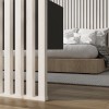 Интерьерная рейка МДФ STELLA Бриона Дуб Санремо Белый 16x40x2700 (уп.8шт.)