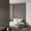 Интерьерная рейка МДФ STELLA Милана Light Орех Бразильский 20x30x2700 (уп.8шт.)