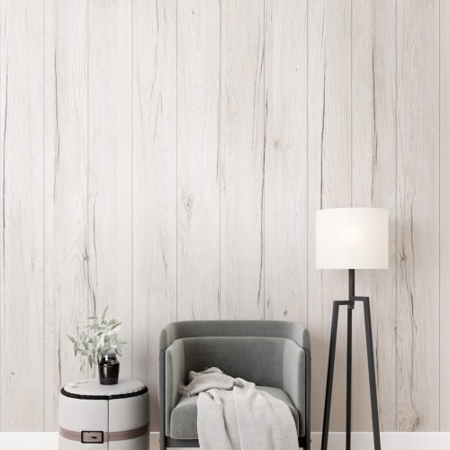 Панель МДФ Classic STELLA Standart 2700х200х6 Дуб Санремо Белый (упак. 8 шт.)