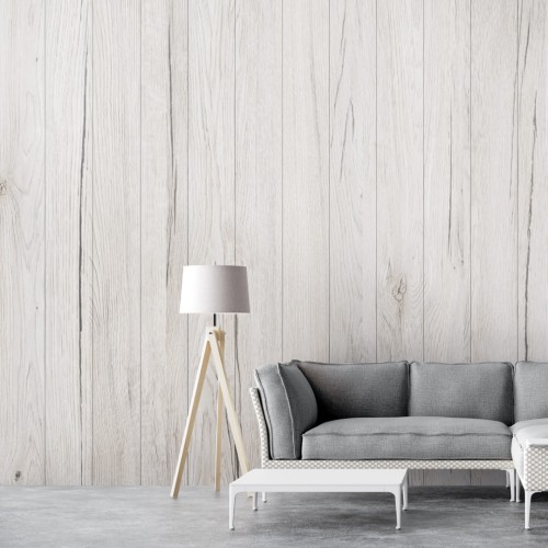 Панель МДФ Classic STELLA Standart 2700х200х6 Дуб Санремо Белый (упак. 8 шт.)