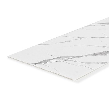 Панель ПВХ Stella Light Slim Мрамор Крестолла 671 / 2600х250х5 (15 шт./упак)