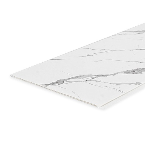 Панель ПВХ Stella Light Slim Мрамор Крестолла 671 / 2600х250х5 (15 шт./упак)