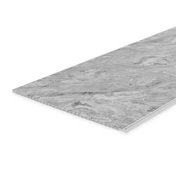 Панель ПВХ Stella Light Slim Мрамор Сантьяго 672 / 2600х250х5 (15 шт./упак)